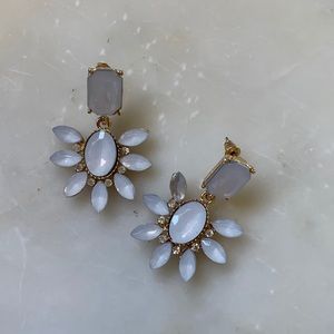 🤍4/$20 Faux gold, gem and rhinestone earrings